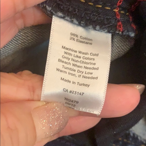 Talbots cropped dark wash jeans size 12 - Picture 4 of 4